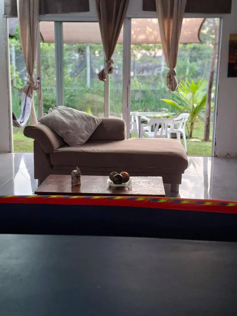 Zona de estar interior de Villa Sofía